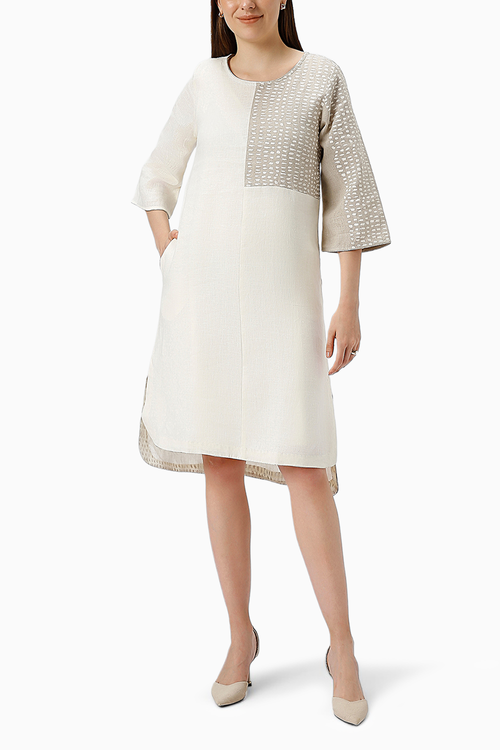Off White Forest Land Dress