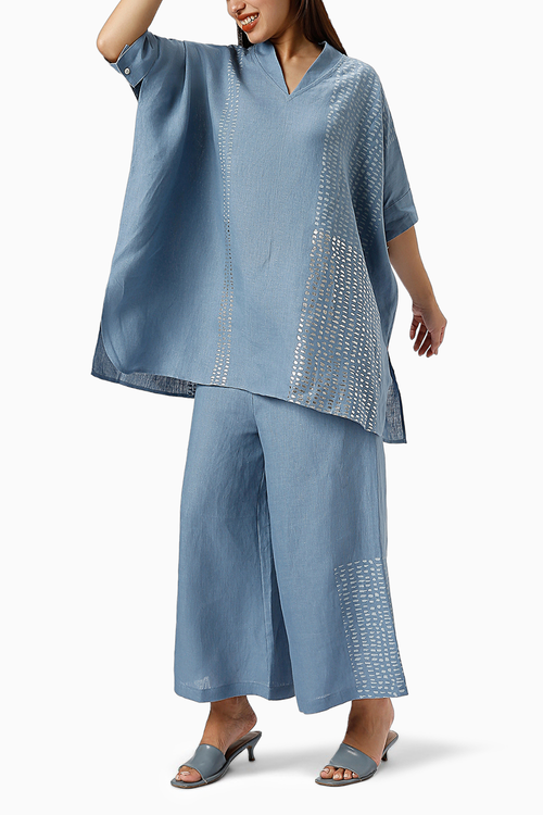 Ink Forest Land Square Top and Pant