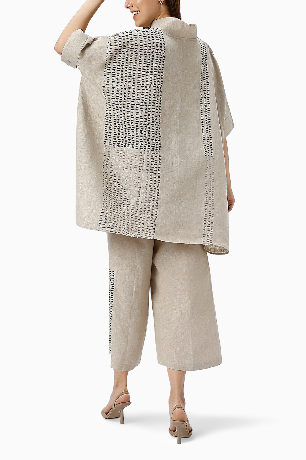 Natural Forest Land Square Top and Pant