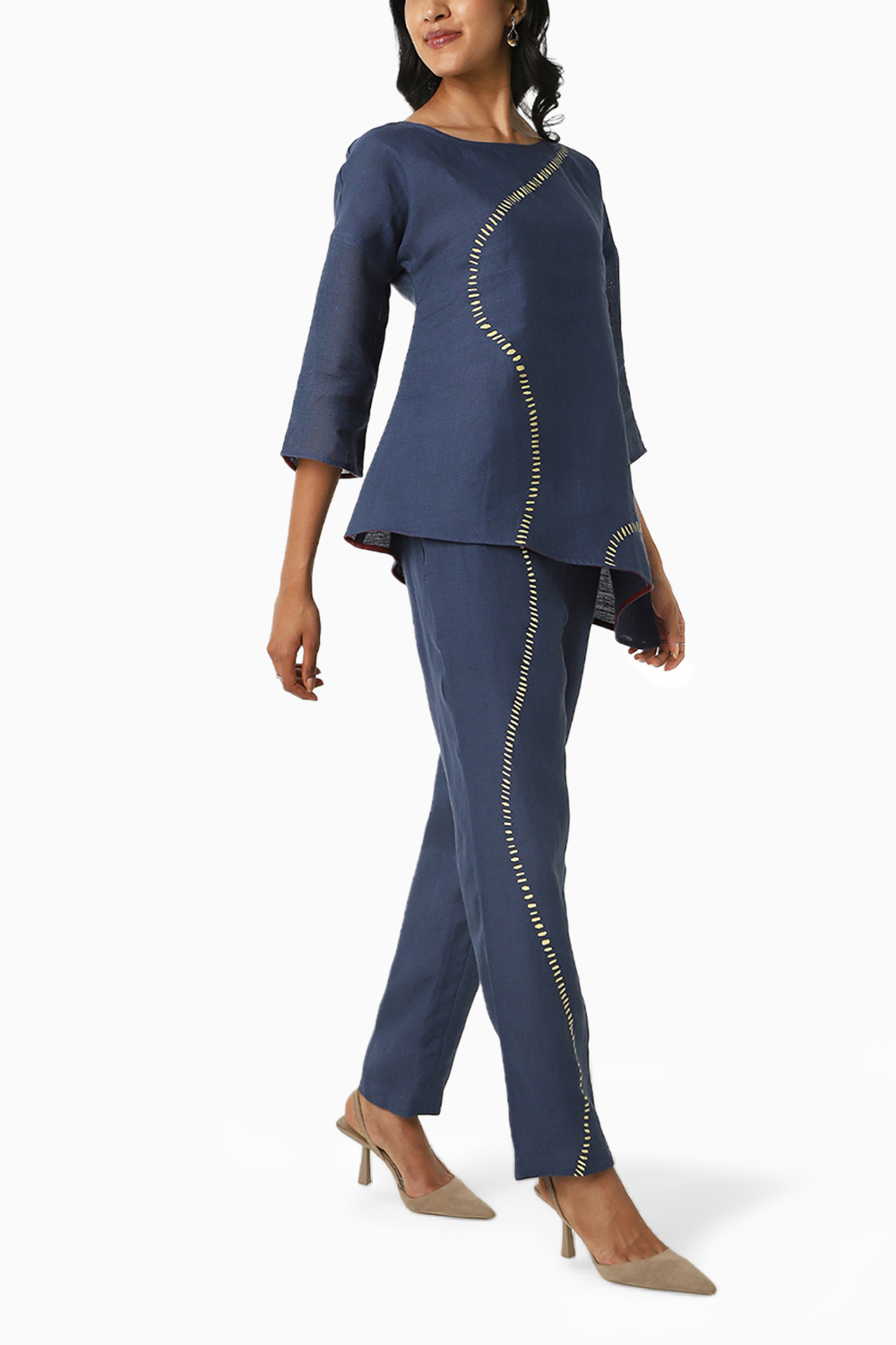 Navy Forest Land Wiggle Top and Pant