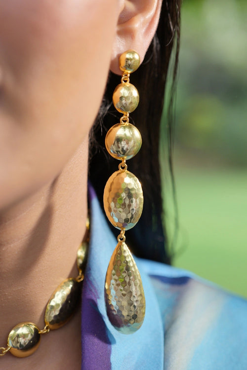 Goldart Statement Earrings