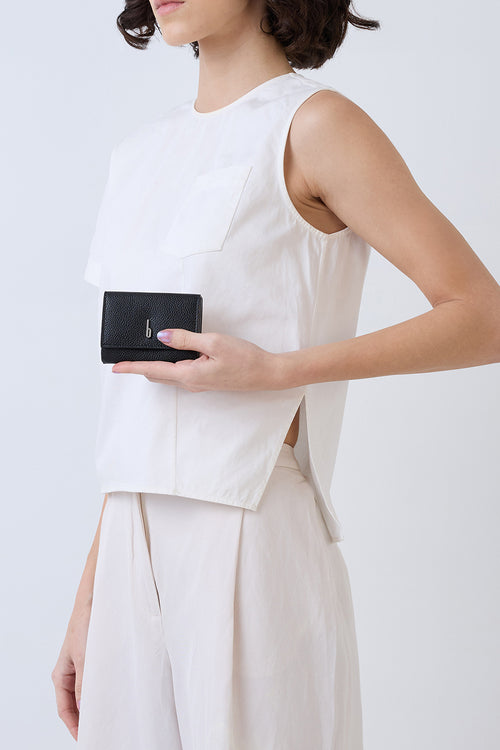Ginni Pebble Black Wallet