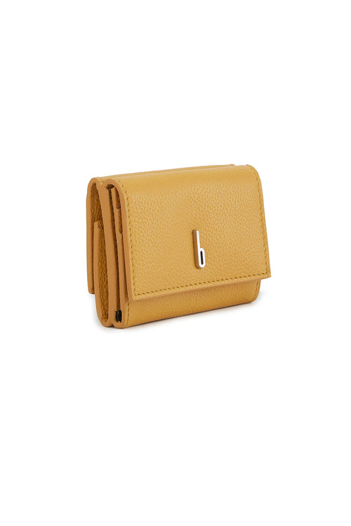 Ginni Pebble Mustard Wallet