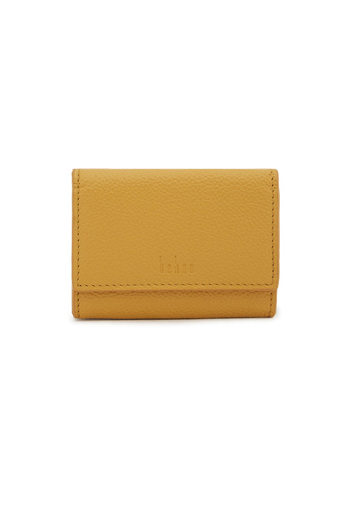 Ginni Pebble Mustard Wallet