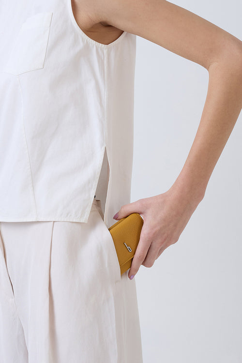 Ginni Pebble Mustard Wallet