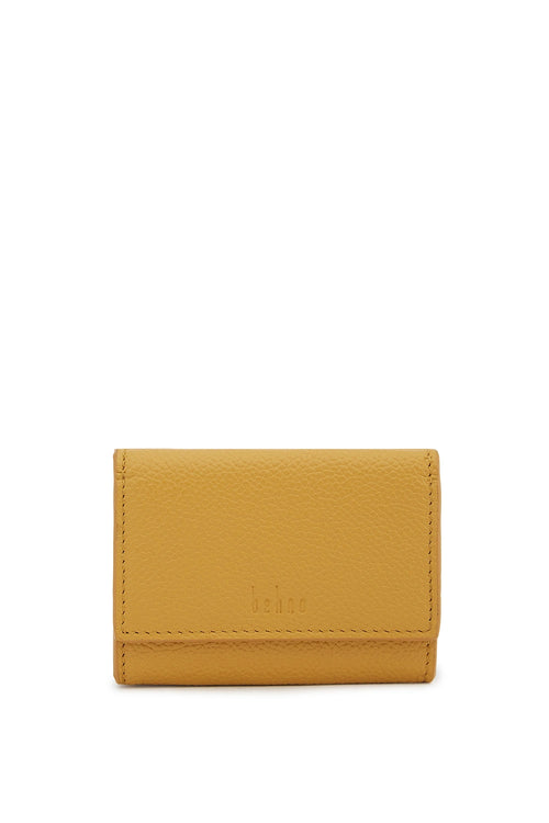 Ginni Pebble Mustard Wallet