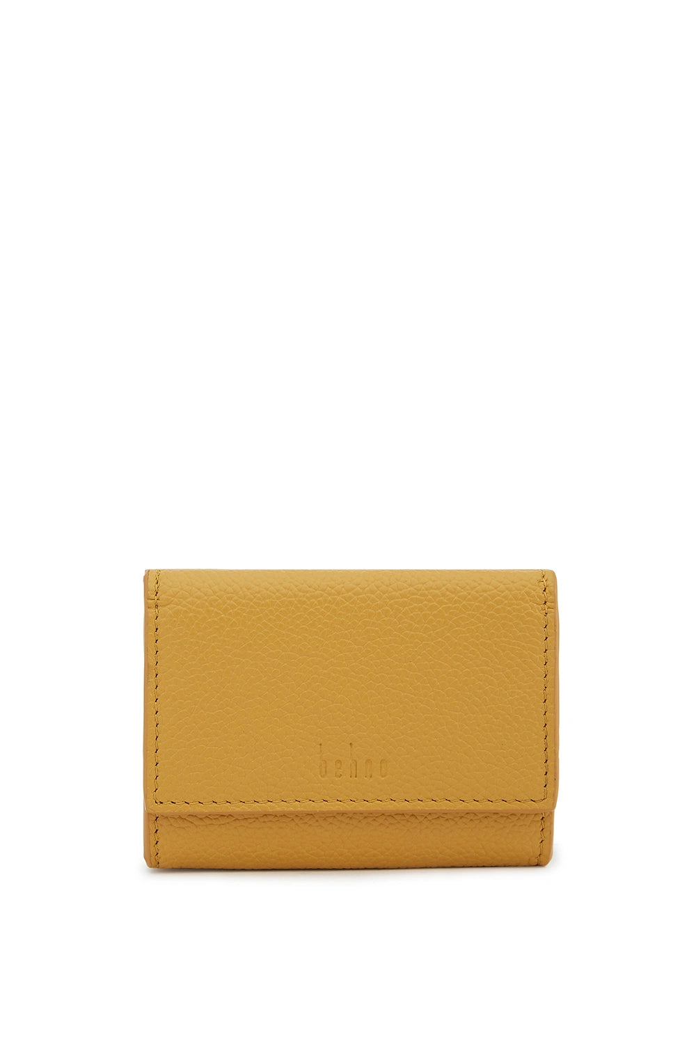 Ginni Pebble Mustard Wallet