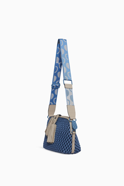 Gizmo Nastro Sky Blue & Cream Beige Large Bag