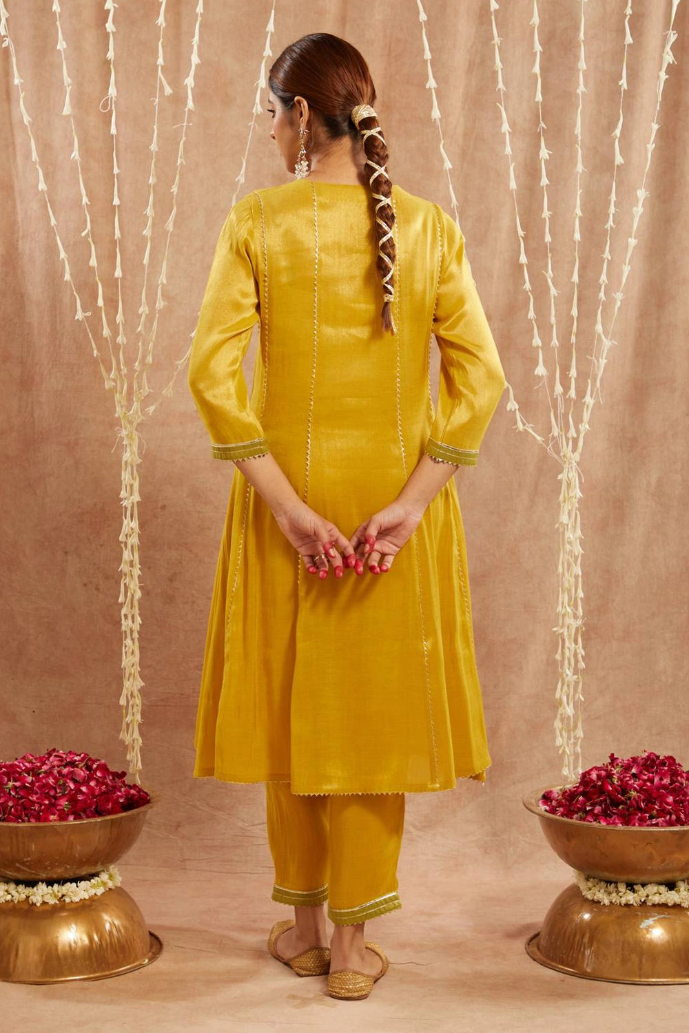 Sunshine Anarkali With Pants