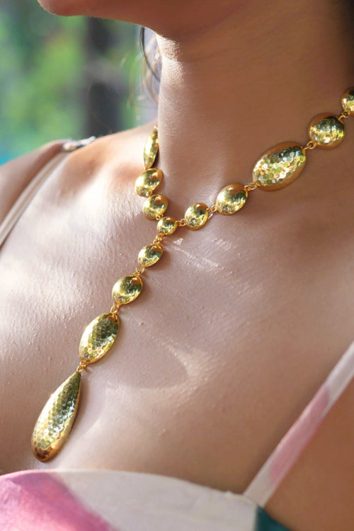 Goddess Glow Lariat Necklace