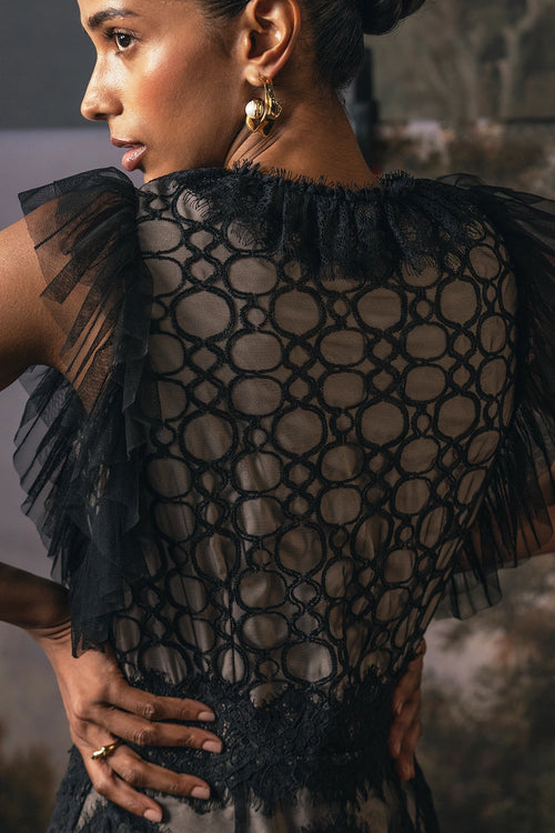 Midnight Meadow Dress