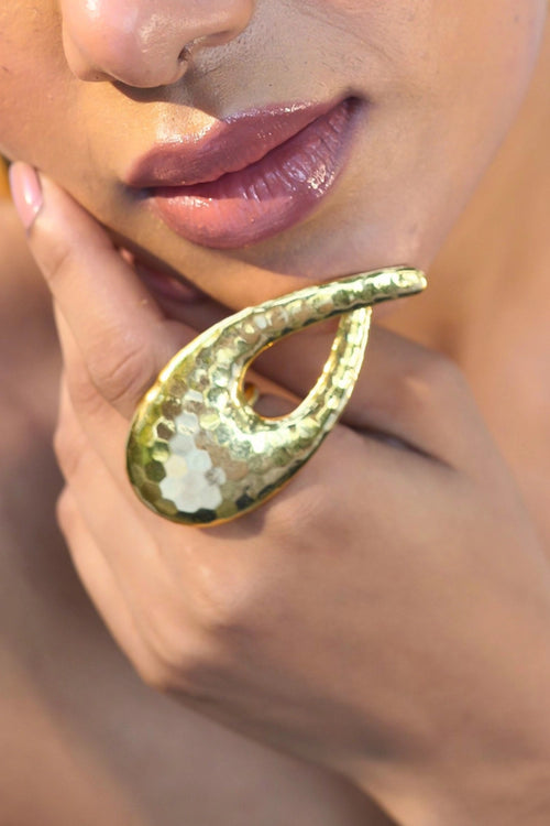 Gold Loop Ring