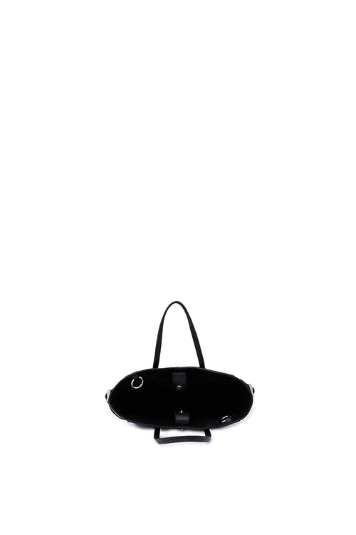 Greta Pebble Black Mini Crossbody Bag