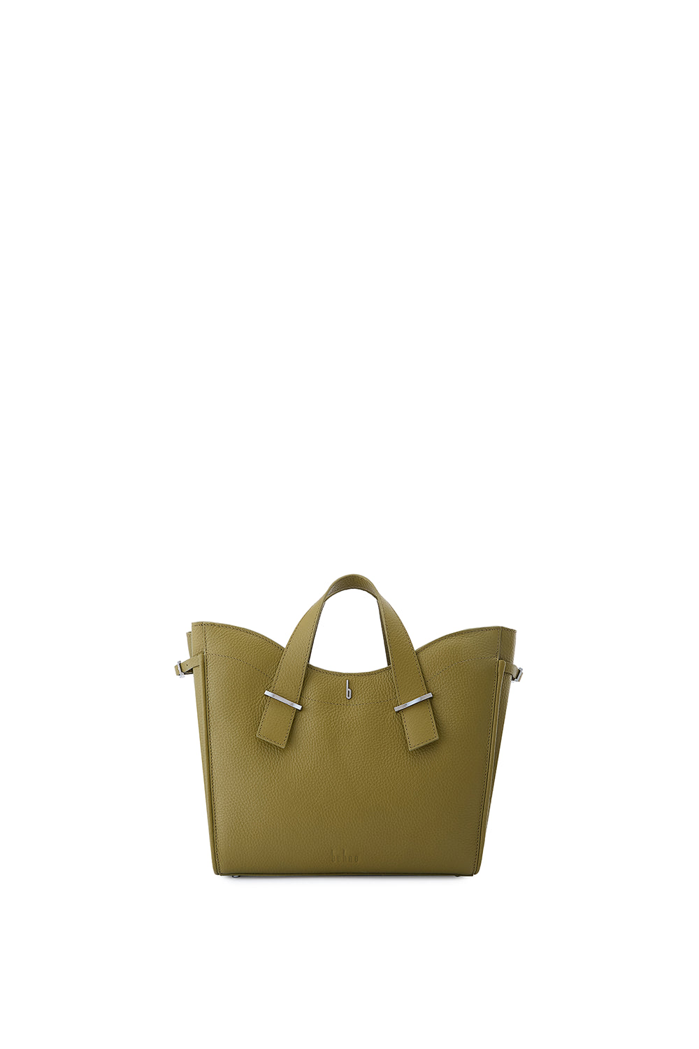 Greta Pebble Black Satchel Bag
