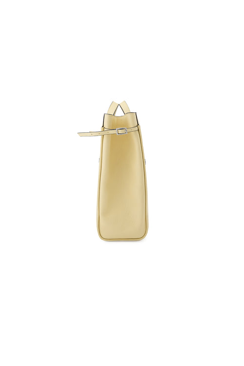 Greta Pebble Buttercream Tote Bag