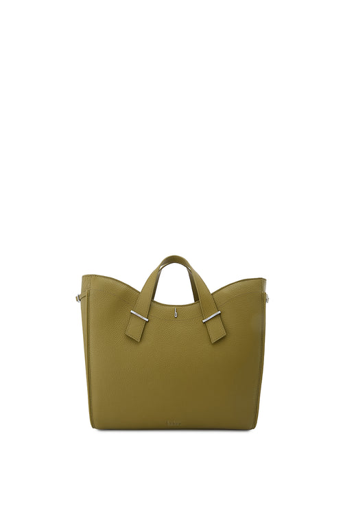 Greta Pebble Buttercream Tote Bag
