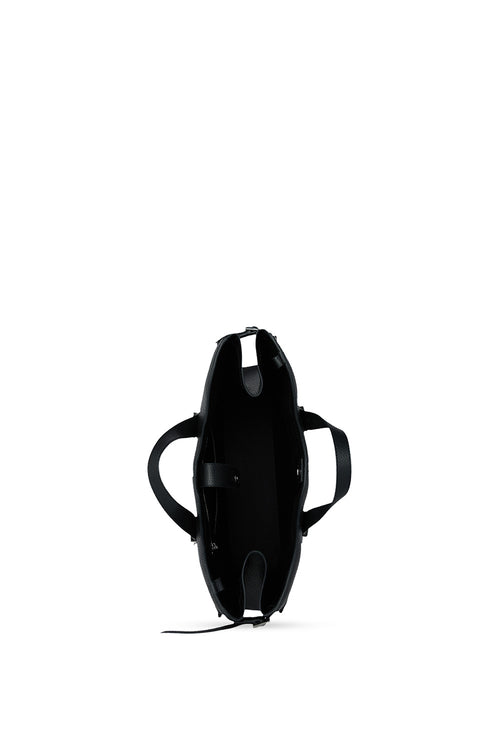 Greta Pebble Black Tote Bag