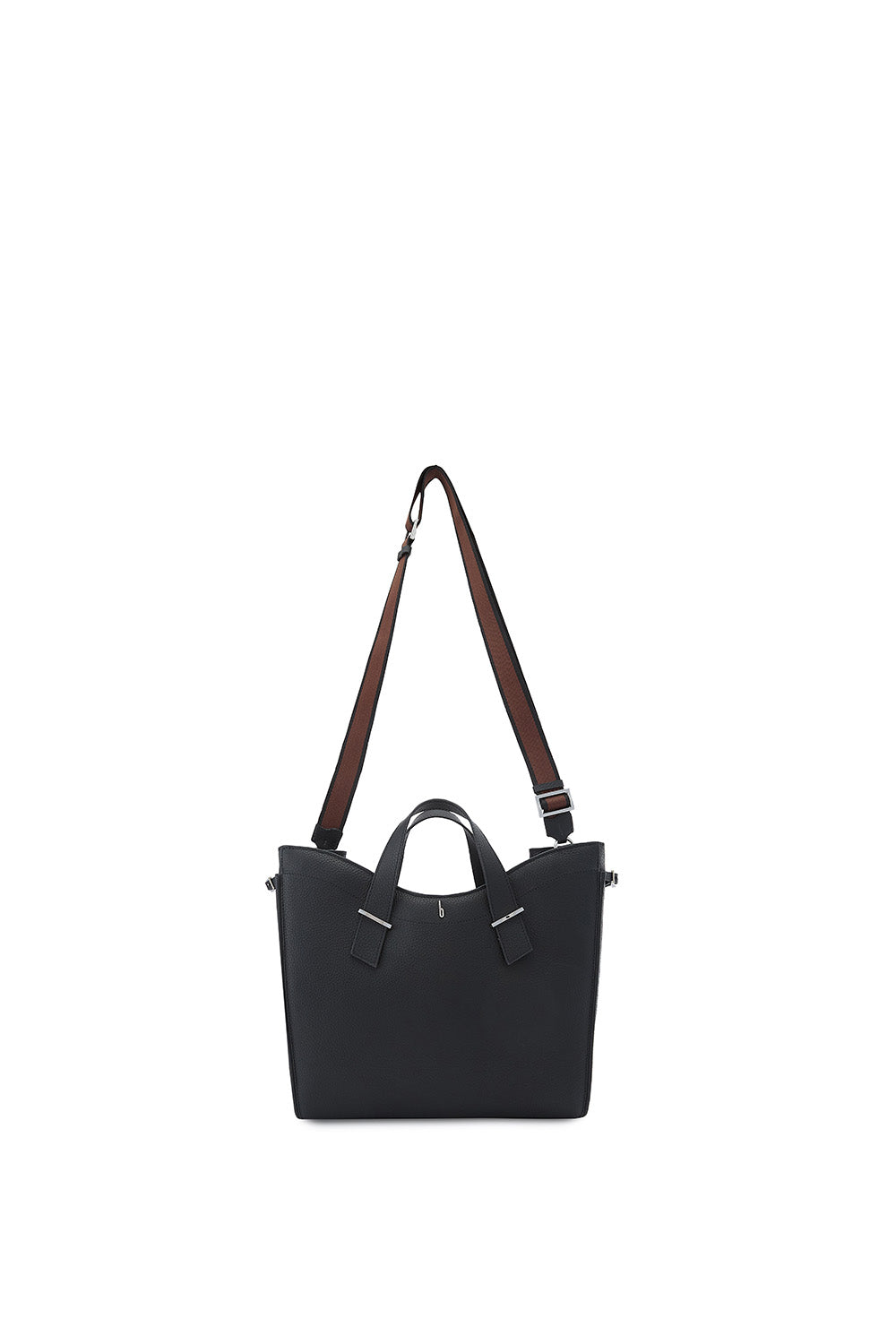 Greta Pebble Black Tote Bag