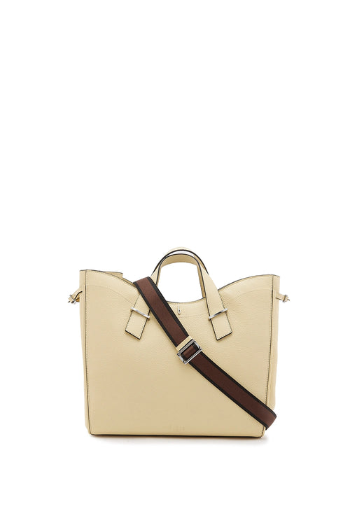 Greta Pebble Buttercream Tote Bag