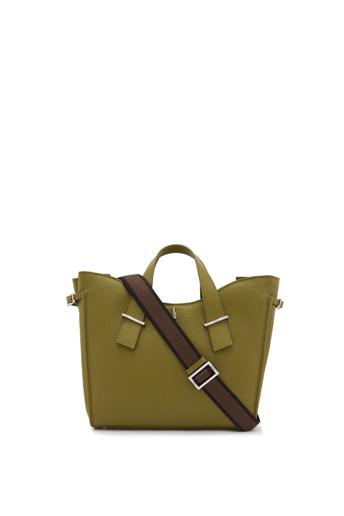 Greta Pebble Olive Tote Bag