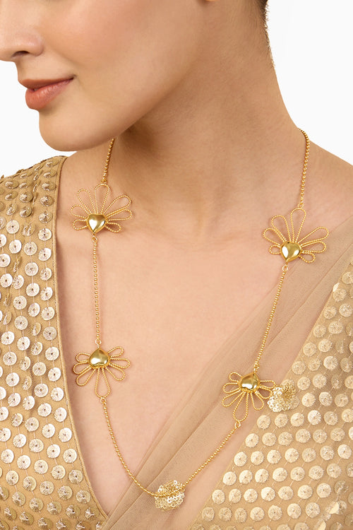 Gulabo Petal Long Chain