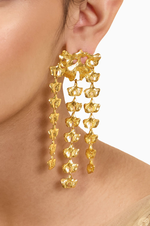 Gulabo Lotus Earrings