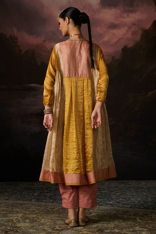 Gul Zari Gold Kurta Set