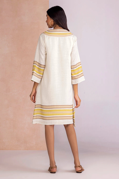 Stripe Drama Citrus Dust Gypsy Dress