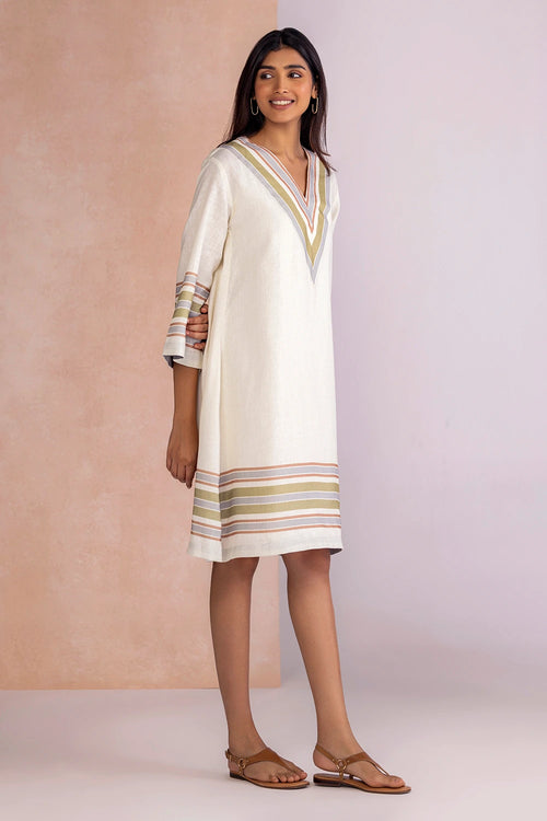 Stripe Drama Earth Gypsy Dress