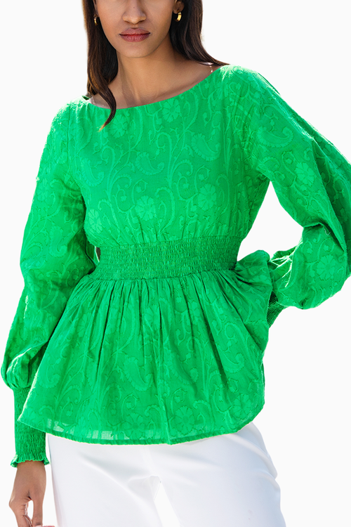 Gabi Spring Green Top