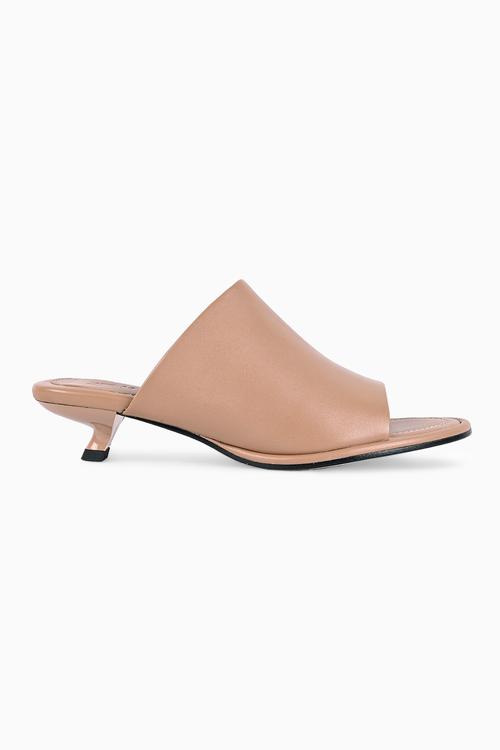 Gale Nude Leather Heels - EOSS