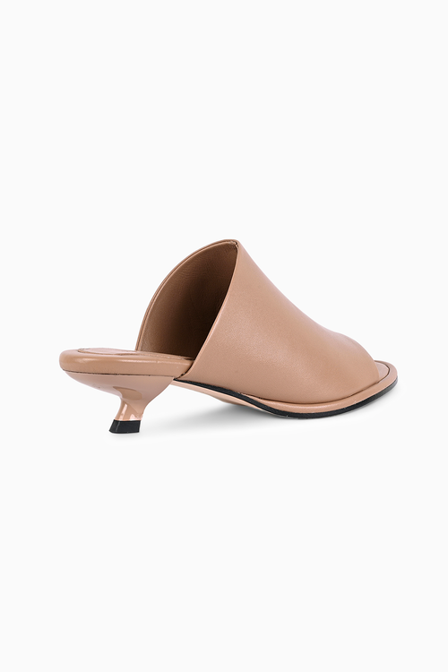 Gale Nude Leather Heels - EOSS