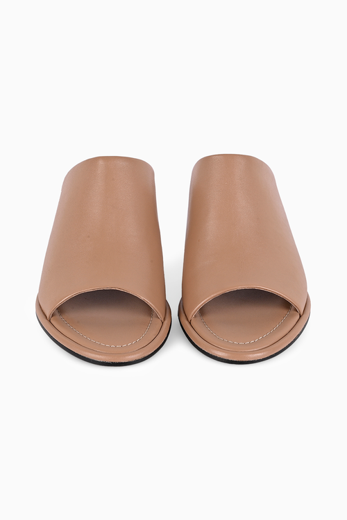 Gale Nude Leather Heels - EOSS