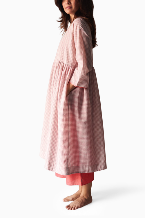 Gathered Waif Dress
