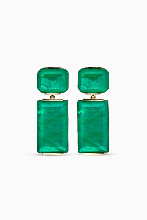 Geometric Prism Drop Earrings