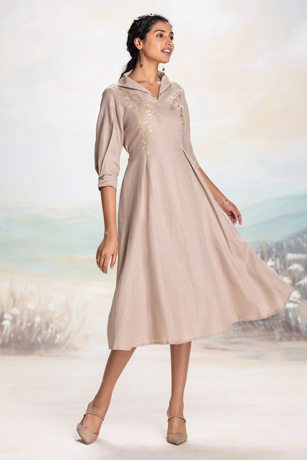 Golden Leaf Dress
