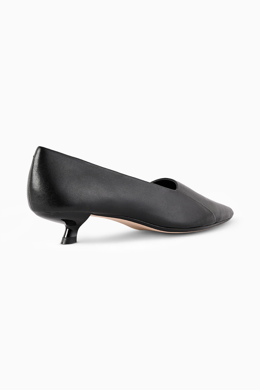 Grady Black Low-Cut Court Shoe