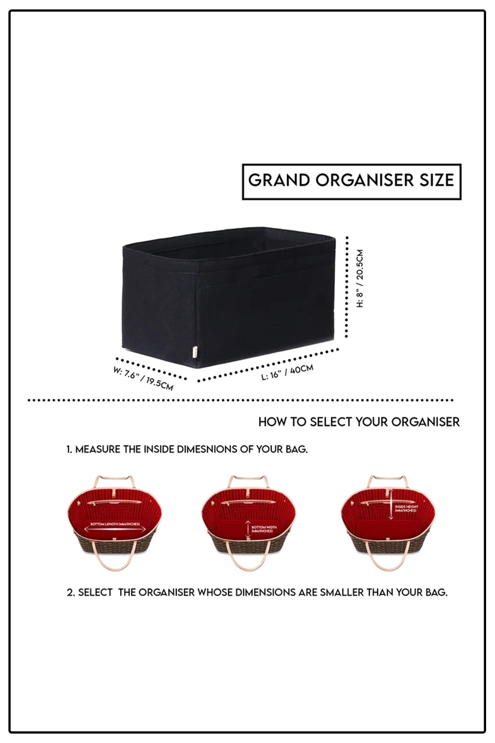 Black Gloria Grande Organiser