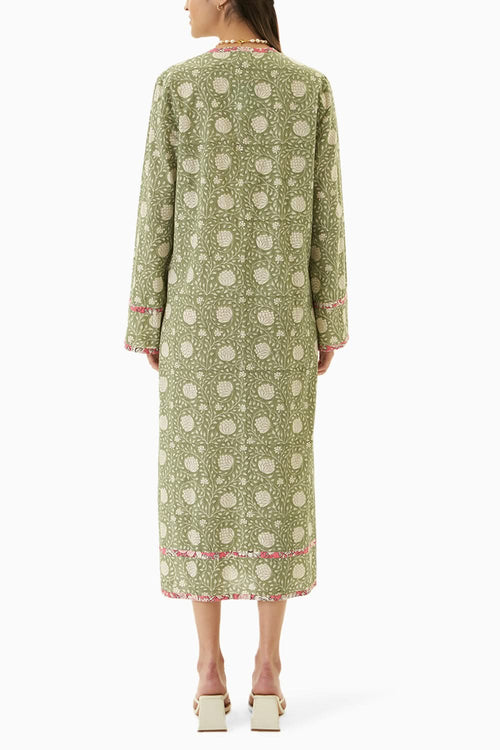Green Kashmir Dress