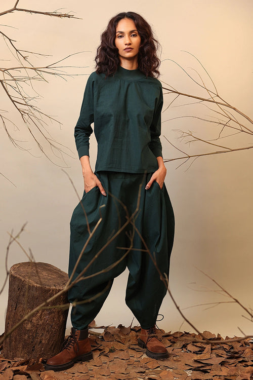Green Balloon Pants