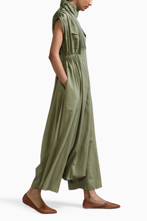 Green Safari Sphara Jumpsuit