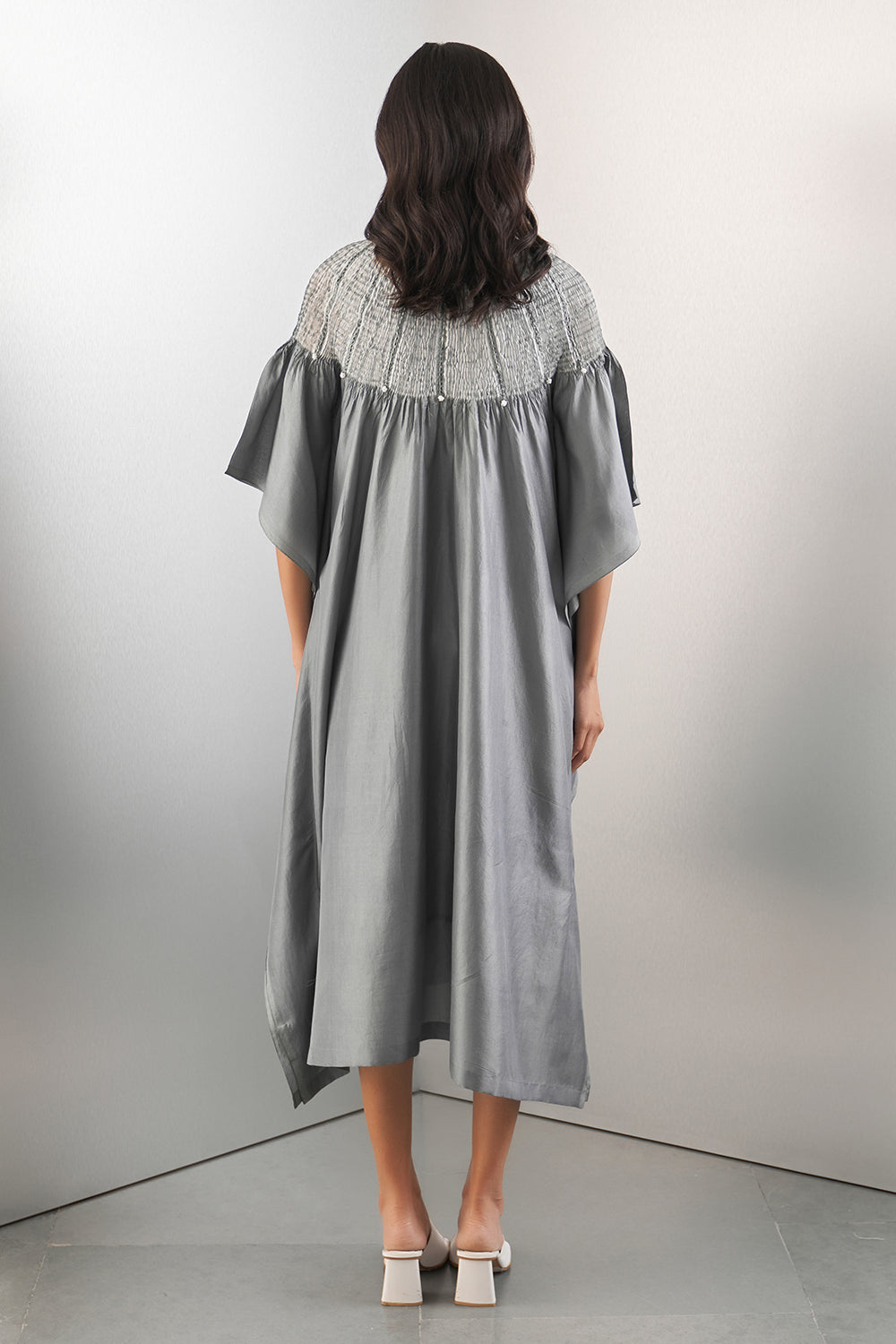 Grey Sector Swirl Kaftan