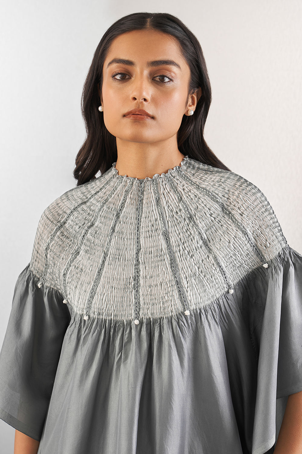 Grey Sector Swirl Kaftan