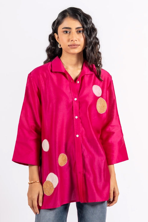 Magenta Pink Saint Shirt