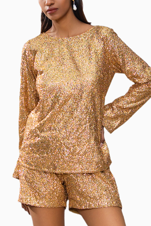 Groove Gold Shorts