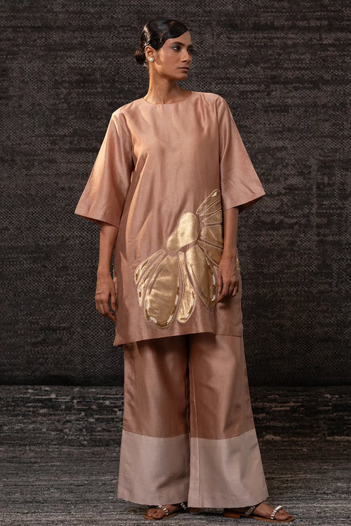 Gulnaar Rosewood Floral Co-ord Set