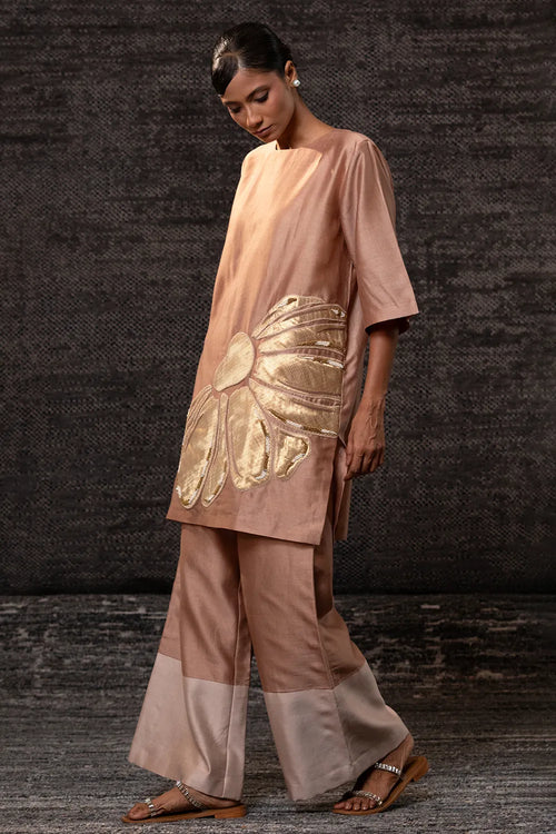 Gulnaar Rosewood Floral Co-ord Set