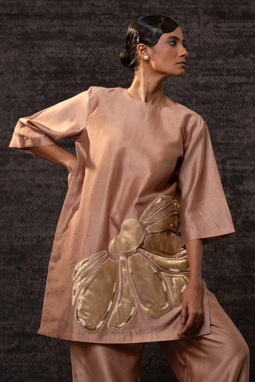 Gulnaar Rosewood Floral Co-ord Set