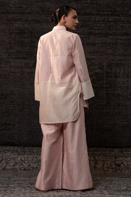 Gulnaar Blush Leaf Co-ord Set