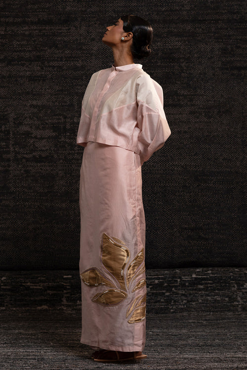 Gulnaar Jacket And  Skirt Set